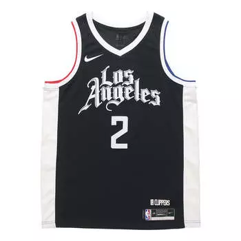 Майка Nike NBA Sports Quick Dry Basketball Jersey/Vest SW Fan Edition Los Angeles Clippers Leonard 2 Black, черный