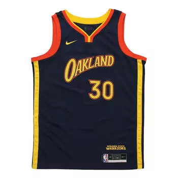 Майка Nike NBA Stephen Curry Golden State Warriors Jersey City Edition Dark blue, синий