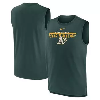 Майка Nike Oakland Athletics, зеленый