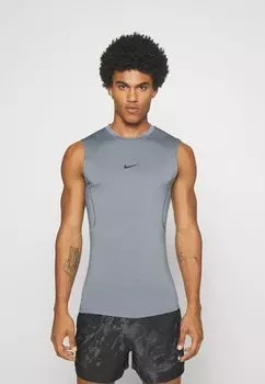 Майка Nike TIGHT, цвет Smoke Grey/Black