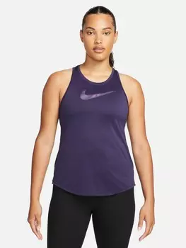 Майка Nike W NK DF SWOOSH HBR TANK, фиолетовый