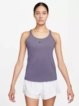 Майка Nike W NK ONE CLASSIC DF STRPY TANK, синий