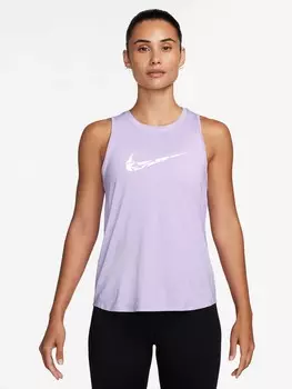 Майка Nike W NK ONE SWSH HBR TANK, фиолетовый
