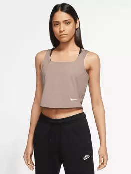 Майка Nike W NSW JRSY CAMI, бежевый