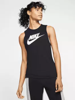 Майка Nike W NSW MSCL FUTURA NEW, черный