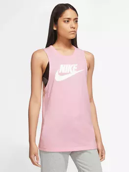 Майка Nike W NSW MSCL FUTURA NEW, розовый