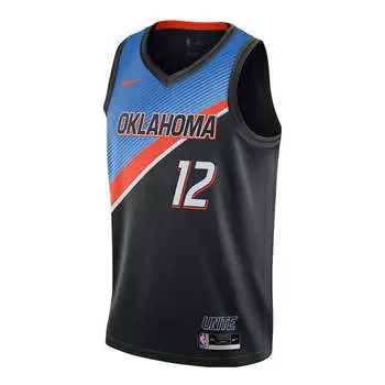 Майка Nike x NBA Oklahoma City Thunder City Edition Jersey 'Steven Adams 12', мультиколор