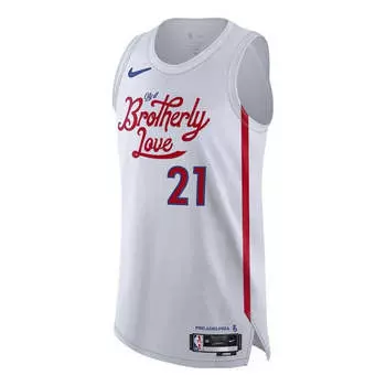 Майка Nike x NBA Philadelphia 76ers Jeresys 'Joel Embiid 21', белый