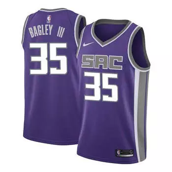 Майка Nike x NBA Sacramento Kings Jerseys 'Marvin Bagley III 35', фиолетовый