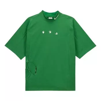 Майка Nike x Off-White Short-Sleeve Top (Asia Sizing), цвет Kelly Green/White