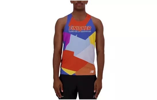 Майка NYC Marathon для мужчин, многоцветный New Balance, цвет Multicolor