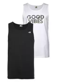 Майка Ocean Sportswear (2 шт. в упаковке), черно-белый