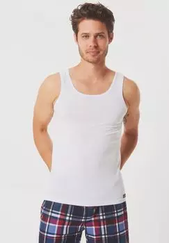 Майка однотонная мужская bruno banani, белый