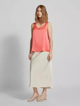 Майка однотонного дизайна Milano Italy, коралл