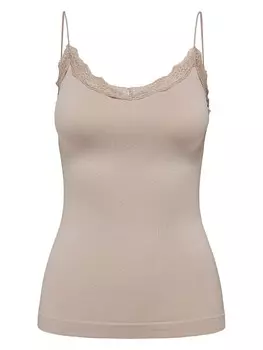 Майка ONLY Hemdchen, бежевый