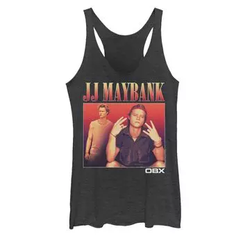 Майка Outer Banks для юниоров JJ Maybank с портретным рисунком и рисунком Licensed Character