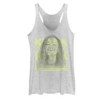 Майка Outer Banks для юниоров Kiara с накладным рисунком и портретным рисунком Licensed Character, цвет White Heather