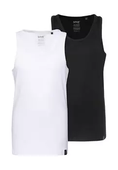 Майка PACK OF 2 Schott, черный