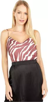 Майка Paige Cicely Cami w/ Metallic Merrow, цвет Cherrywood/Cream