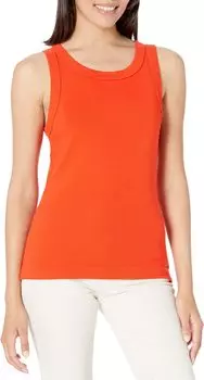 Майка Paloma 1x1 Cotton Wide Binding Tank Top Michael Stars, цвет Pomodoro