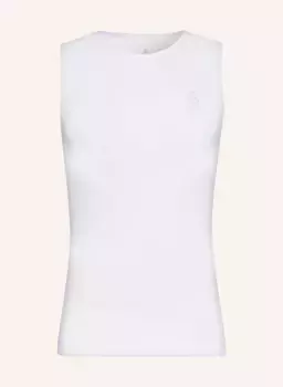 Майка performance x-light eco с сеткой Odlo, белый