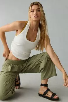 Майка Pilcro Ribbed Halter, белый