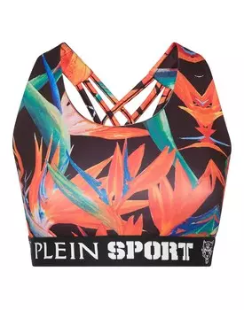 Майка Plein Sport Bralette Sports Top, черный