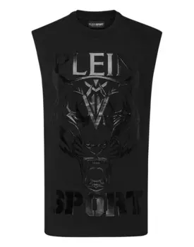 Майка Plein Sport Shirt Tiger, черный