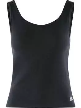 Майка почти сухая Adidas Sportswear, черный