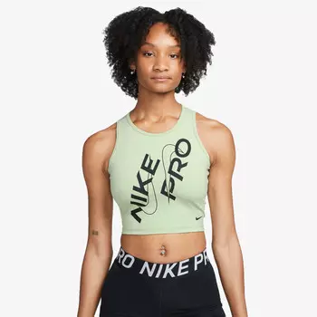 Майка Pro dri-fit Nike, зеленый