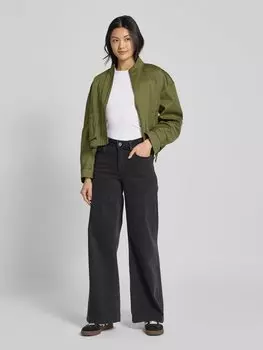 Майка прямого кроя из хлопковой смеси, модель «CHLOE» Vero Moda, светло-серый