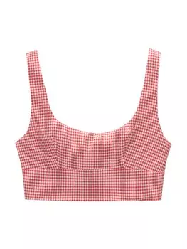 Майка Pull&Bear Top, красный