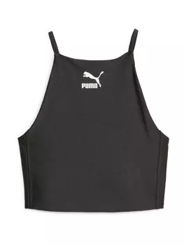 Майка PUMA Sports Top Shiny, черный