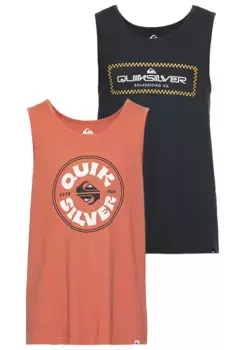 Майка Quiksilver "RAIN CALL TANK PACK YM" (упаковка, 2 шт., двойная упаковка), синий