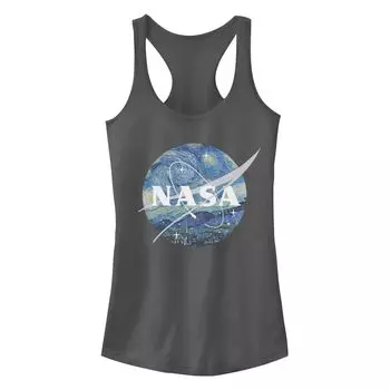 Майка Racerback с логотипом NASA Starry Night для юниоров Licensed Character
