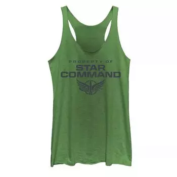 Майка Racerback с логотипом Property Of Star Command для юниоров Disney/Pixar Lightyear Property Of Star Command Licensed Character