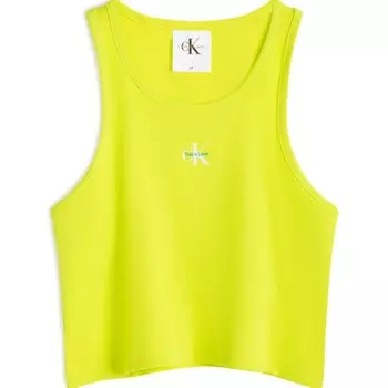 Майка Rainbow Series унисекс неоново-желтый Calvin Klein, желтый