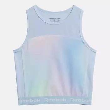 Майка Rainbow Tie-Dye - Little Kids Reebok, бледно-голубой