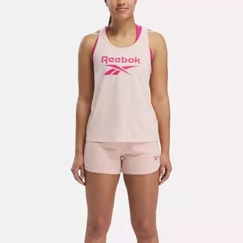Майка Reebok Identity с большим логотипом, цвет Possibly Pink