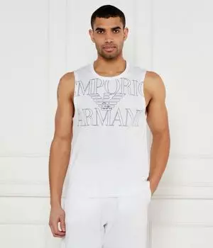 Майка Regular fit Emporio Armani, белый