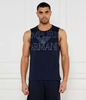 Майка Regular fit Emporio Armani, синий