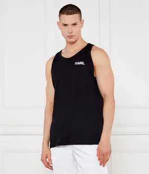 Майка Regular fit Karl Lagerfeld, черный