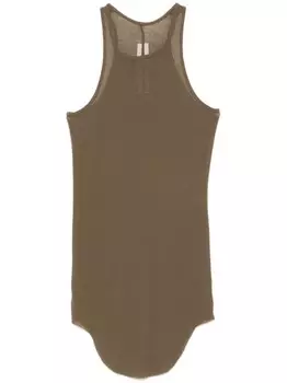 Майка Rick Owens Basic Rib, коричневый