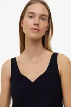 Майка ripsen H&M, черный