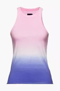 Майка Rivington degrad из органического хлопкового джерси. WSLY, розовый