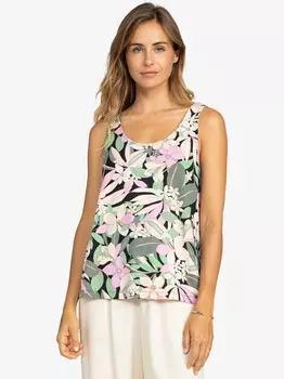 Майка Roxy FLOWING TANK PRINTED, разноцветный