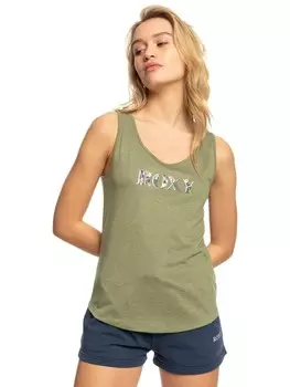 Майка Roxy LOSING MY MIND, зеленый