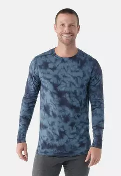 Майка/рубашка CLASSIC ALL-SEASON MERINO BASE LAYER CREW Smartwool, цвет pewter blue wash