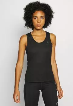 Майка/рубашка CREW NECK SINGLET ACTIVE F-DRY ODLO, цвет black