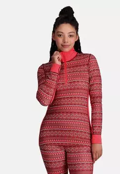 Майка/рубашка LUNE H/Z Kari Traa, цвет heat